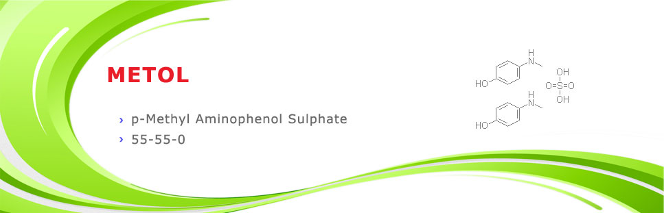 Find Quality Metol in India, p-Methyl Aminophenol Sulphate, CAS No. 55-55-0.