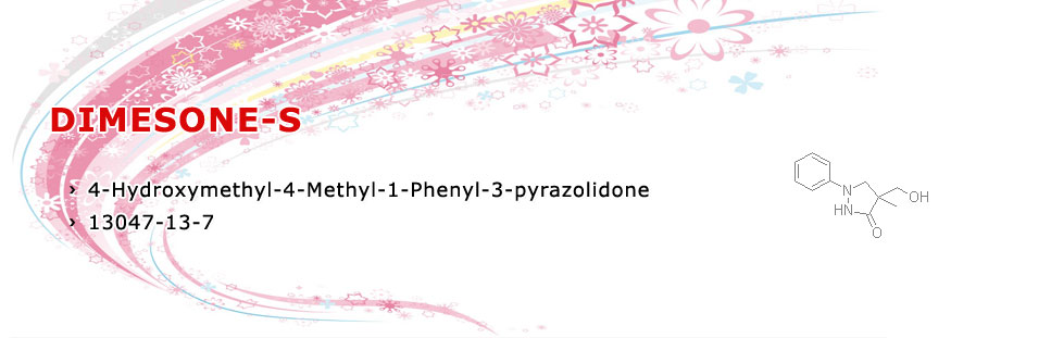 Dimesone-S, 4-Hydroxymethyl-4-Methyl-1-Phenyl-3-Pyrazolidone, CAS No. 13047-13-7